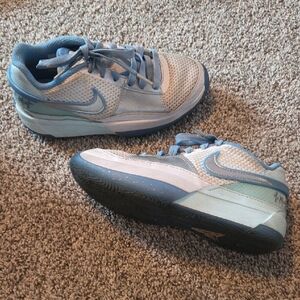 Nike Light Blue and Gray Athletic Shoes